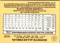 1985 Donruss Ken Phelps #318