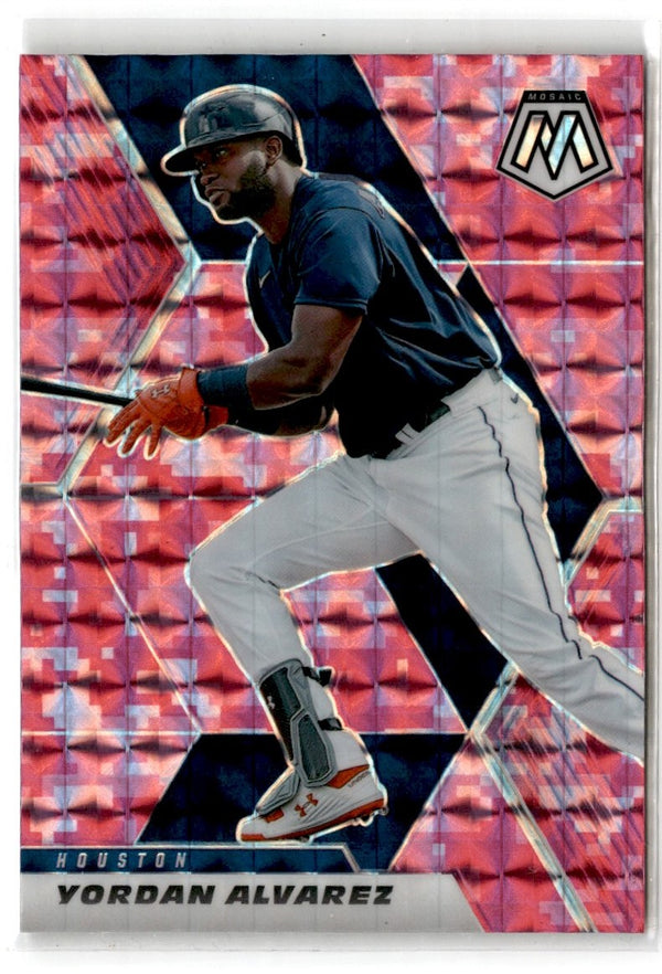 2021 Panini Mosaic Pink Camo Yordan Alvarez #46