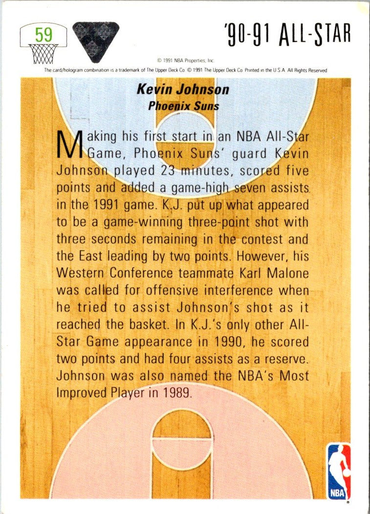 1991 Upper Deck Kevin Johnson