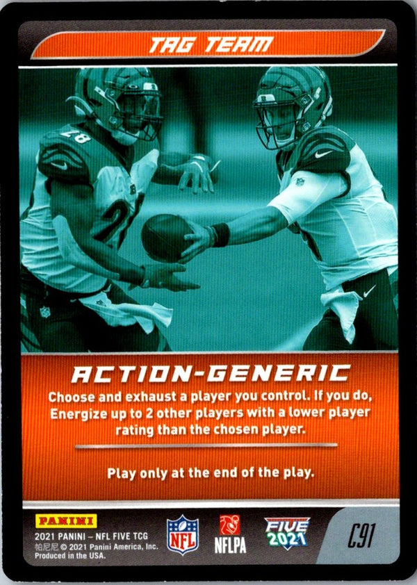 2021 Panini NFL Five Tag Team #C91