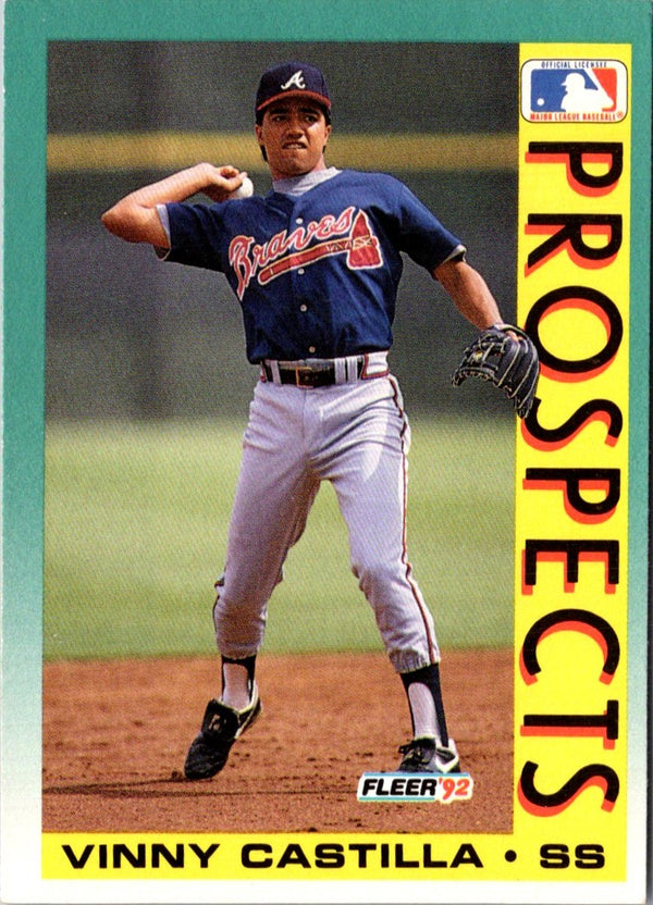 1992 Fleer Vinny Castilla #666 Rookie