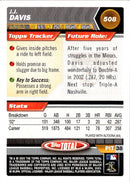 2003 Topps Total J.J. Davis