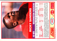 1989 Score Ricky Sanders #122A