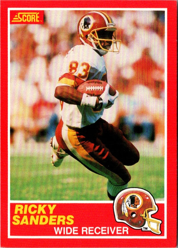 1989 Score Ricky Sanders #122A