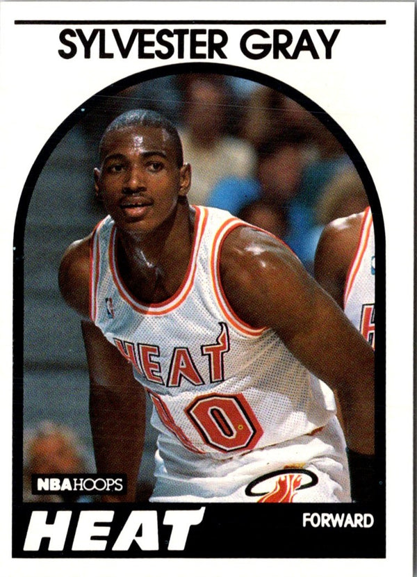 1989 Hoops Sylvester Gray #204 Rookie