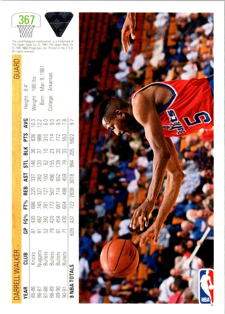 1991 Upper Deck Darrell Walker