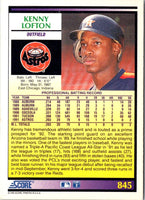 1992 Score Kenny Lofton #845