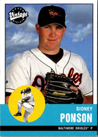 2001 Upper Deck Vintage Sidney Ponson #70