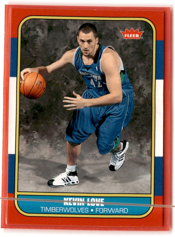 2008 Fleer 1986-87 Rookies Kevin Love #86R-167