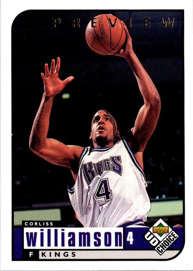 1998 UD Choice Preview Corliss Williamson