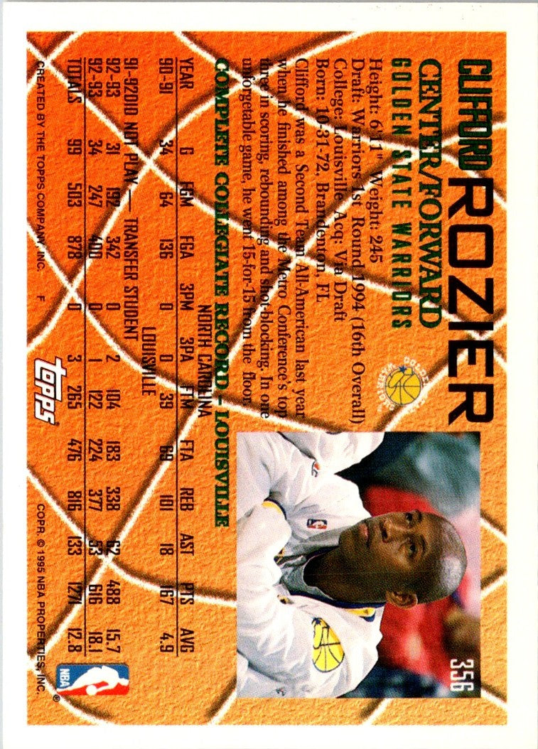 1994 Topps Clifford Rozier