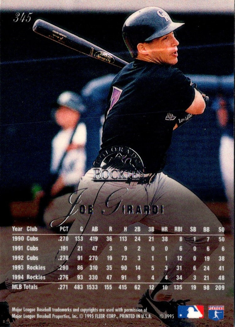 1995 Flair Joe Girardi