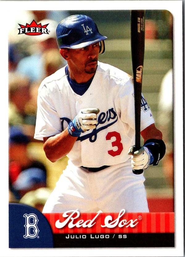 2007 Fleer Julio Lugo #166A