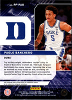2022 Panini Chronicles Draft Picks Power Formulas Paolo Banchero #PF-PAO