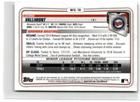 2020 Bowman 1st Edition Chris Vallimont #BFE-78