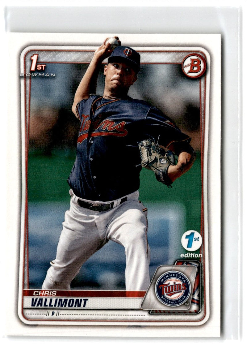 2020 Bowman 1st Edition Chris Vallimont