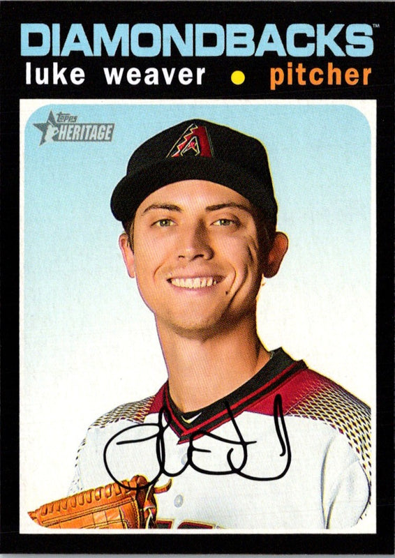 2020 Topps Heritage Luke Weaver #315
