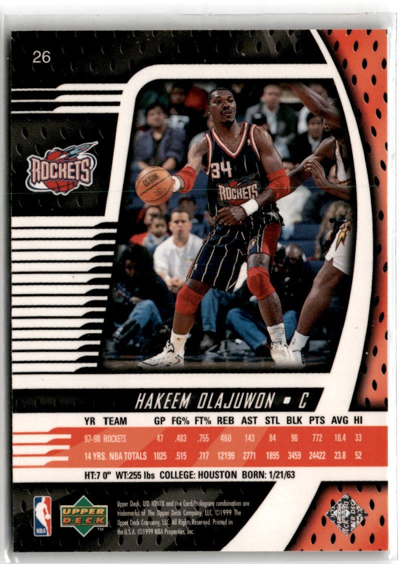 1998 Upper Deck Ionix Hakeem Olajuwon