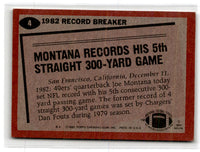 1983 Topps Joe Montana #4