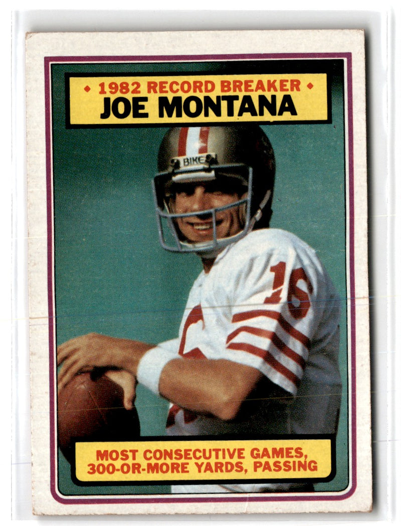 1983 Topps Joe Montana