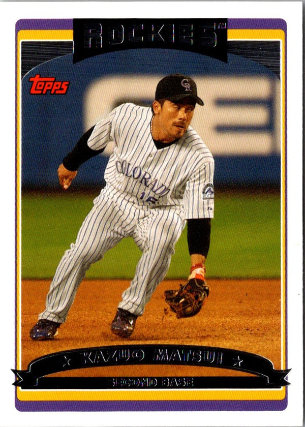 2006 Topps Updates & Highlights Kazuo Matsui #UH42