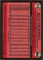 1989 Topps Alan Trammell #770