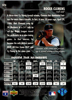 1996 Upper Deck Roger Clemens #374