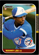 1987 Donruss Manny Lee
