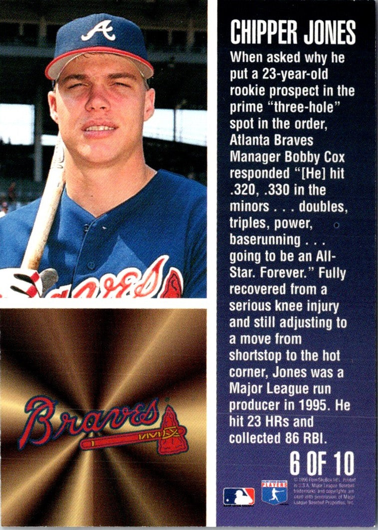 1996 Fleer Tomorrow's Legends Chipper Jones