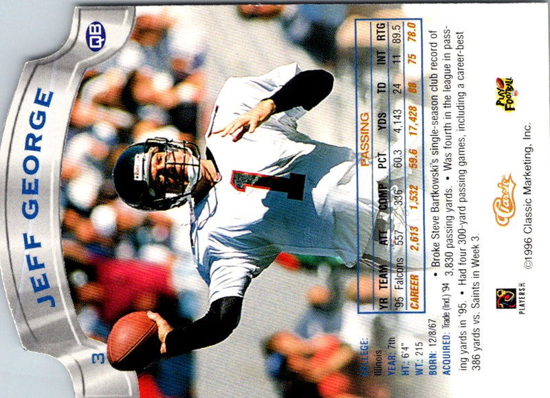 1996 Pro Line DC III Jeff George