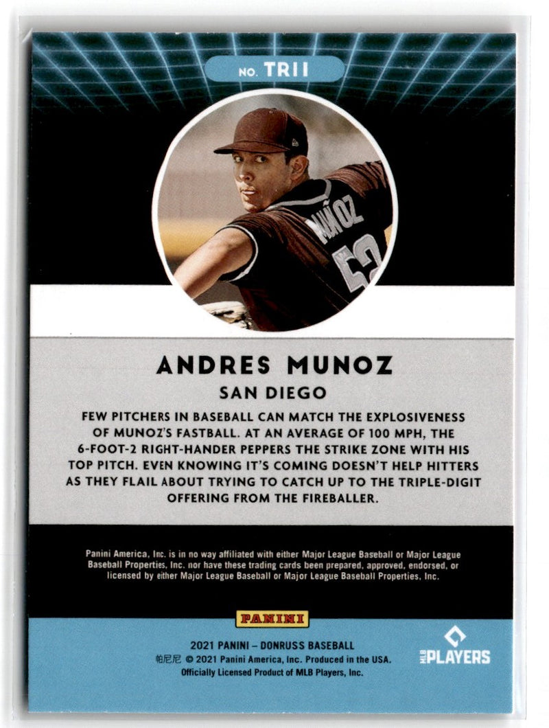 2021 Donruss Trending Andres Munoz