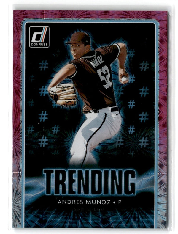 2021 Donruss Trending Andres Munoz #TR11