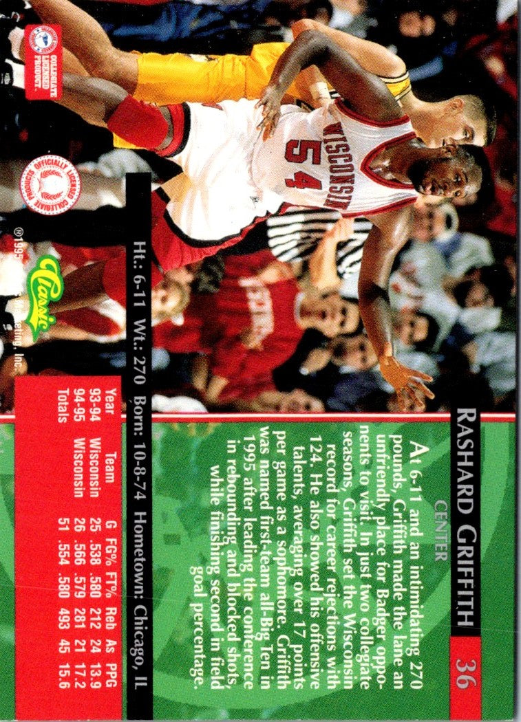 1995 Classic Foil Rashard Griffith