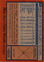 1978 Topps Gary Woods #599
