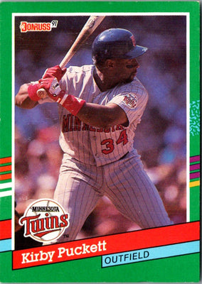 1991 Donruss Kirby Puckett #490
