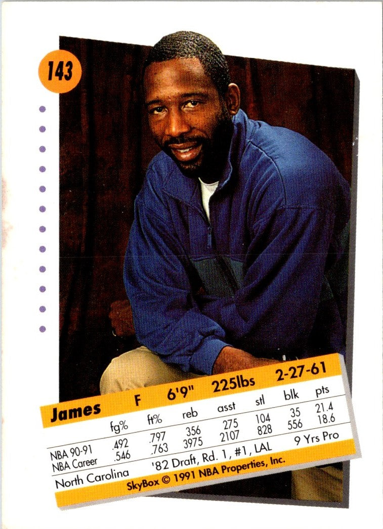 1991 SkyBox James Worthy