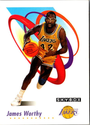 1991 SkyBox James Worthy #143