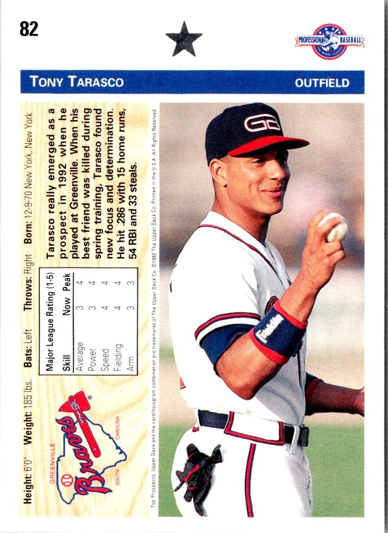 1992 Upper Deck Minors Tony Tarasco