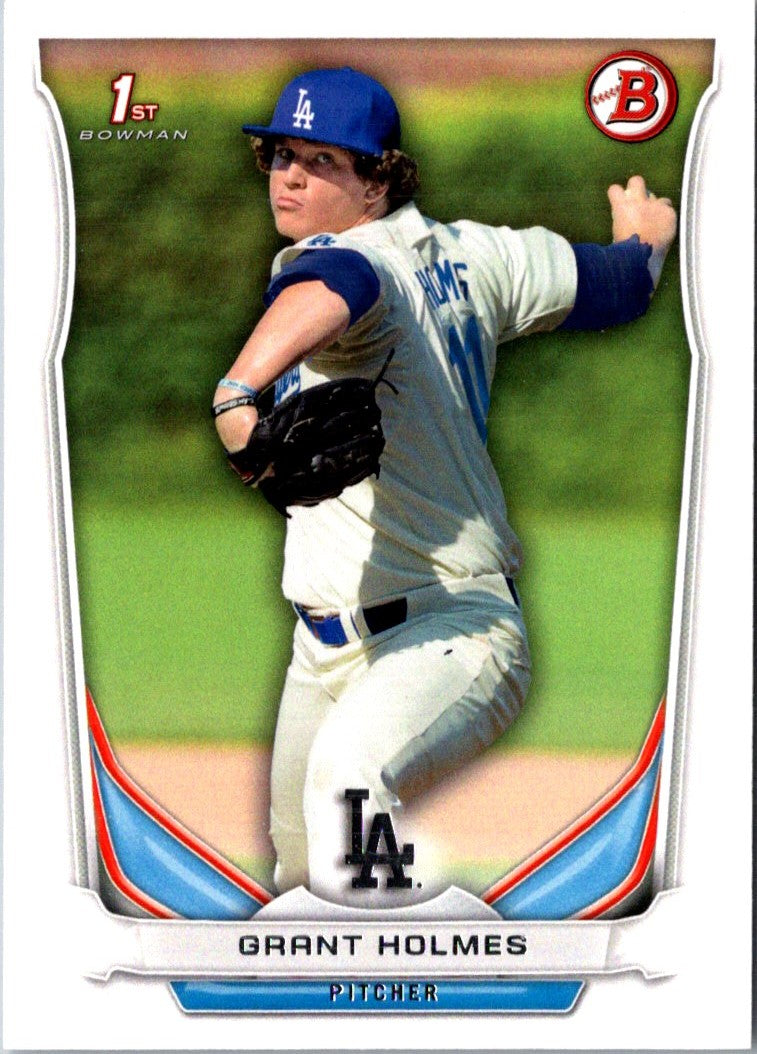 2014 Bowman Draft Picks & Prospects Grant Holmes