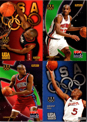 1996 SkyBox USA Quads Grant Hill #Q2