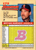 1992 Bowman Bryan Harvey #172