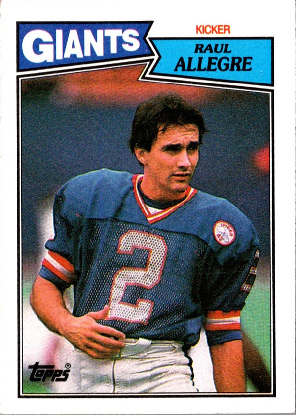 1987 Topps Raul Allegre #19