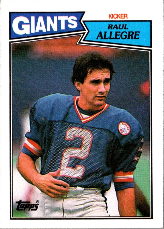 1987 Topps Raul Allegre #19