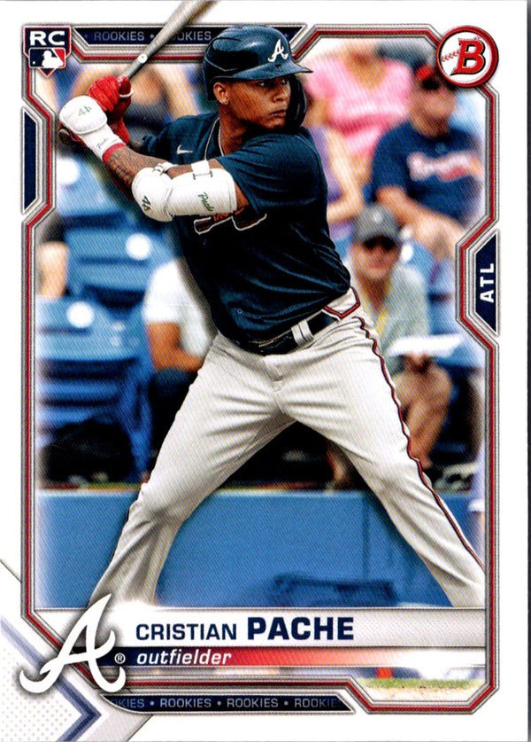 2021 Bowman Cristian Pache #36 Rookie