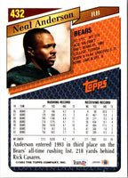 1993 Topps Neal Anderson #432
