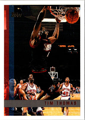 1997 Topps Tim Thomas #114 Rookie