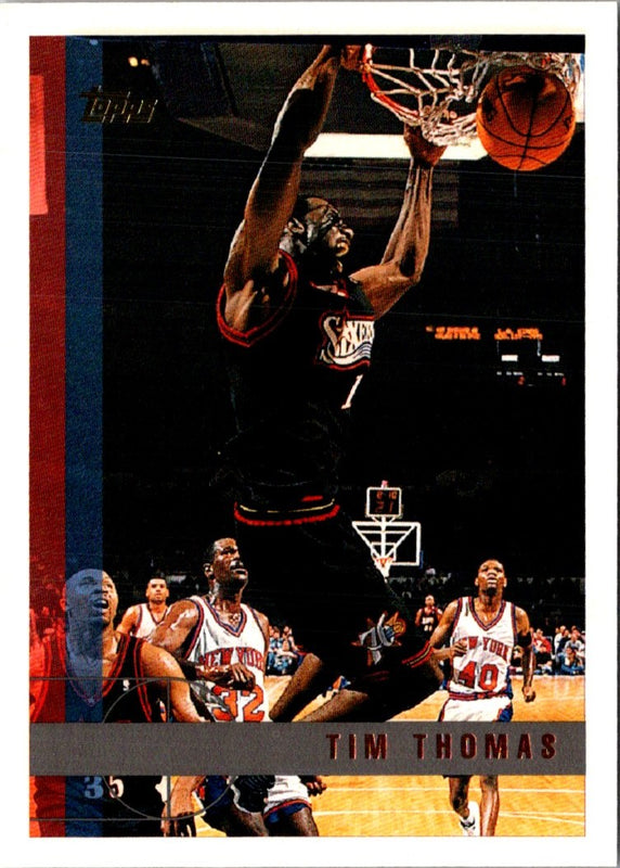 1997 Topps Tim Thomas #114 Rookie