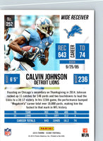 2015 Score Calvin Johnson #252