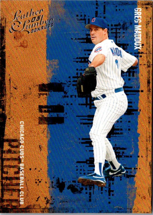 2005 Donruss Leather & Lumber Greg Maddux #47