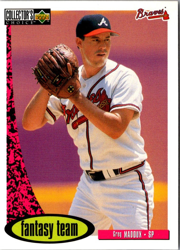 1996 Collector's Choice Signature Greg Maddux